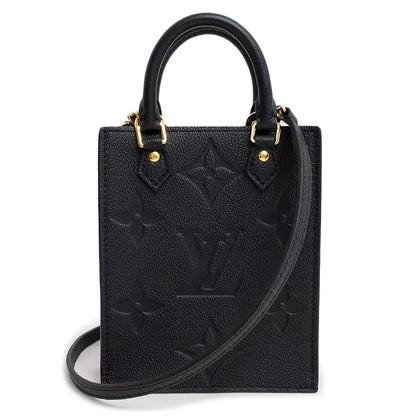 Louis Vuitton  Petite Sac Plat Noir Shoulder Bag Handbag
