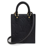 Louis Vuitton  Petite Sac Plat Noir Shoulder Bag Handbag
