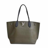 Louis Vuitton LockMe Go Tote Bag Green Leather