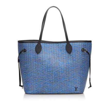 Louis Vuitton Epidenim Neverfull MM Tote Bag Denim Blue