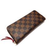 Louis Vuitton Damier Portefeuille Clemence Round Zipper Long Wallet