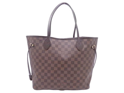 Louis Vuitton Shoulder Bag Damier Ebene Neverfull MM Brown Damier