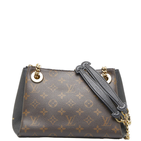 Louis Vuitton Surenne BB Chain Shoulder Bag Brown