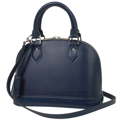 Louis Vuitton Alma BB Shoulder Bag Epi Andigo Blue