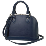 Louis Vuitton Alma BB Shoulder Bag Epi Andigo Blue