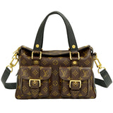 Louis Vuitton Manhattan Monogram Leather Shoulder Bag