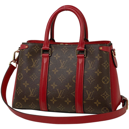 Louis Vuitton Soufflot NV BB Shoulder Bag Monogram Cerise Red
