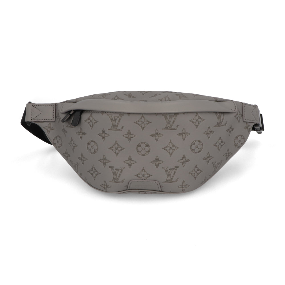 Louis Vuitton Discovery Bum Bag PM Gray Black Hardware Shoulder Bag