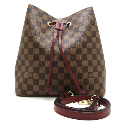 Louis Vuitton  Damier Neonoe Cherry Berry Shoulder Bag Brown