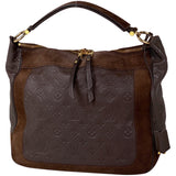 Louis Vuitton Audacious MM Shoulder Bag Monogram Implant Ombre Brown
