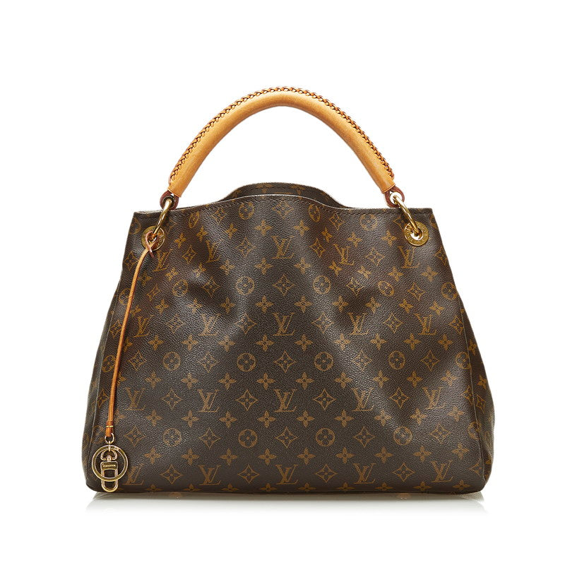Louis Vuitton Monogram Artzi GM Shoulder Bag Brown