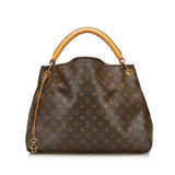 Louis Vuitton Monogram Artzi GM Shoulder Bag Brown