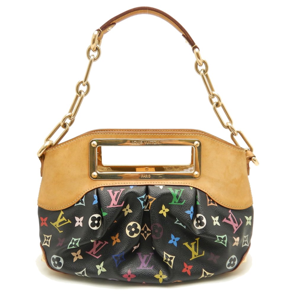 Louis Vuitton Multicolor Judy PM Noir Handbag Black