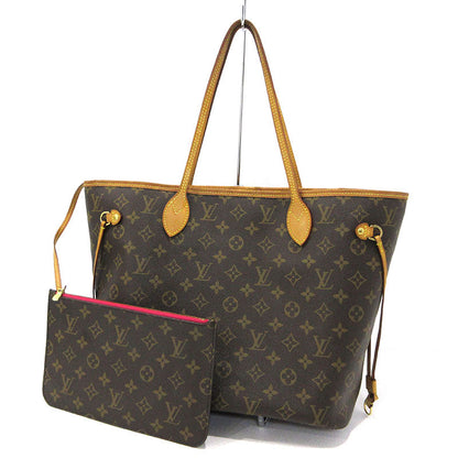 Louis Vuitton Monogram Neverfull MM Tote Bag With Pouch