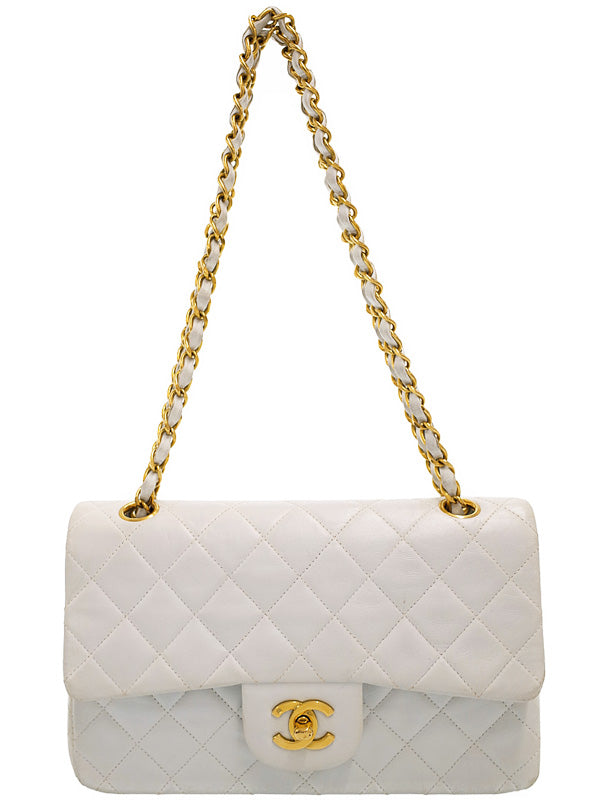 Chanel Matelasse Chain Shoulder Bag White