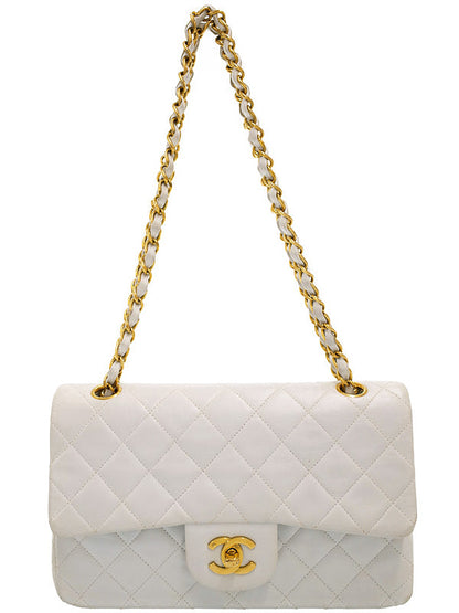 Chanel Matelasse Chain Shoulder Bag White