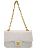 Chanel Matelasse Chain Shoulder Bag White