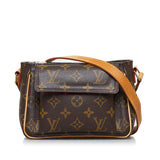 Louis Vuitton Vivacite PM Crossbody Shoulder Bag Brown