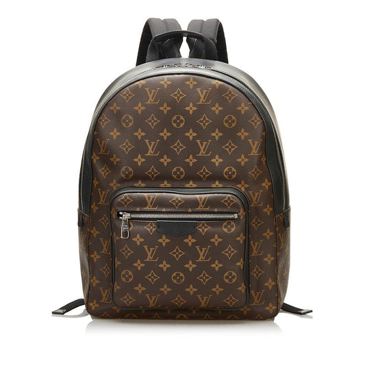 Louis Vuitton Monogram Macassar Josh Rucksack Backpack Brown