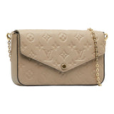 Louis Vuitton Empreinte Pochette Chain Crossbody Tourtrail Gray
