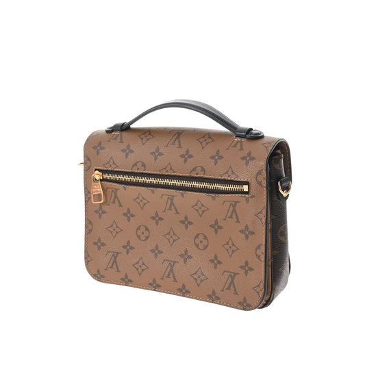 Louis Vuitton Monogram Pochette Metis MM 2way Canvas Handbag