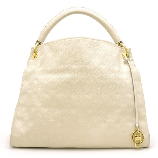 Louis Vuitton Artsy MM Shoulder Bag Emplant Neige