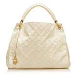 Louis Vuitton Empreinte Artsy MM Shoulder Bag Neige Beige