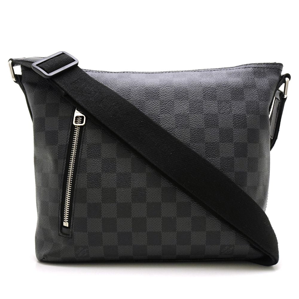 Louis Vuitton Damier Graphite Mick PM Diagonal Shoulder Black