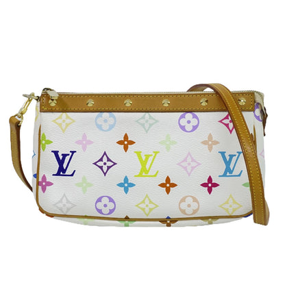 Louis Vuitton Lv Pochette Accessoire Monogram Shoulder Bag White