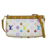 Louis Vuitton Lv Pochette Accessoire Monogram Shoulder Bag White