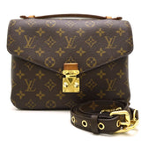 Louis Vuitton Monogram Pochette Metis MM Brown 2WAY Bag