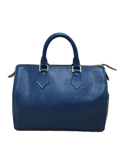 Louis Vuitton Speedy 25 Epi BLUL Eather