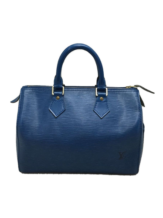 Louis Vuitton Speedy 25 Epi BLUL Eather