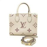 Louis Vuitton Amplant Bicolor On The Go PM 2WAY Bag Claim Creme
