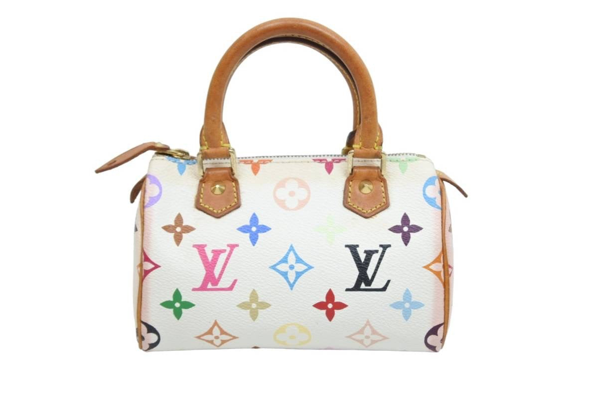 Louis Vuitton Takashi Murakami Mini Speedy White Bron Monogram