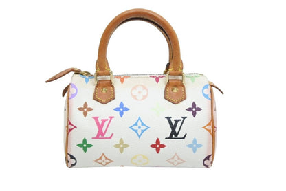 Louis Vuitton Takashi Murakami Mini Speedy White Bron Monogram