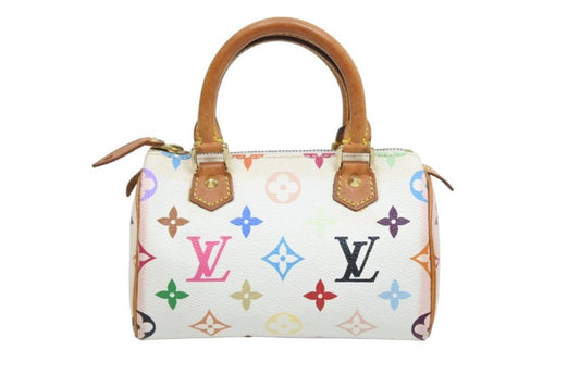Louis Vuitton Takashi Murakami Mini Speedy White Bron Monogram