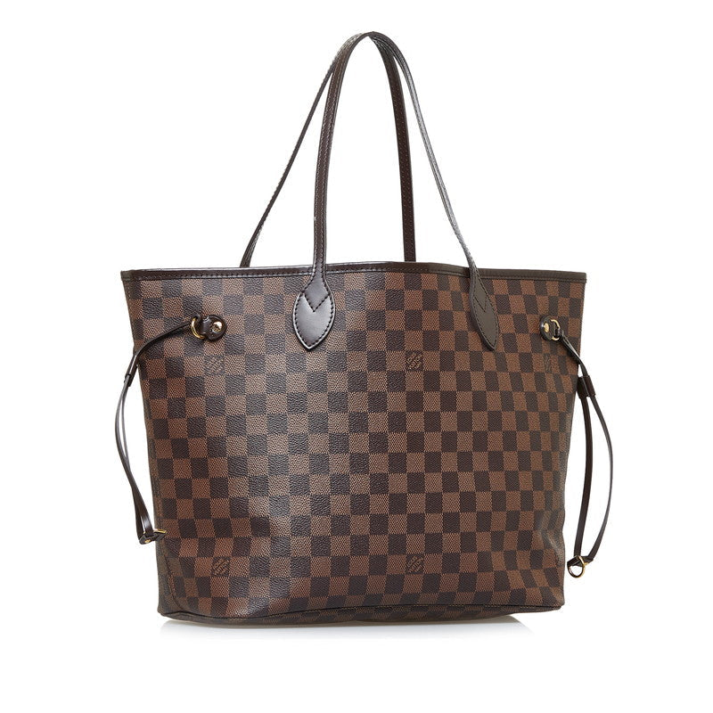 Louis Vuitton Damier Neverfull MM Tote Bag Shoulder Bag Brown