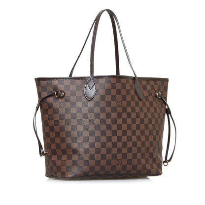 Louis Vuitton Damier Neverfull MM Tote Bag Shoulder Bag Brown