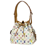 Louis Vuitton Petit Noe Drawstring Shoulder Bag Monogram Multicolor
