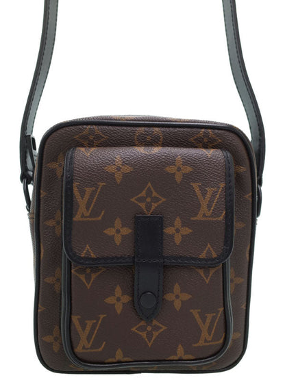 Louis Vuitton Monogram Macassar Christopher Wearable Wallet Shoulder Bag