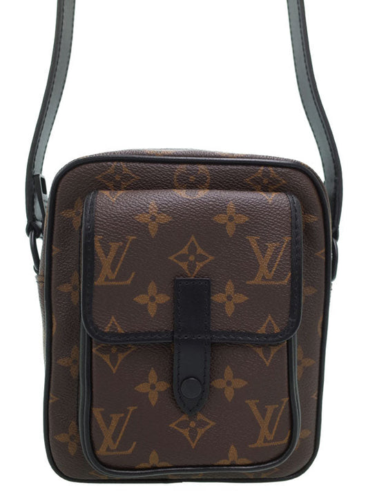 Louis Vuitton Monogram Macassar Christopher Wearable Wallet Shoulder Bag