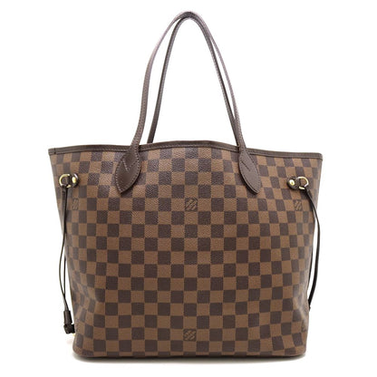 Louis Vuitton Damier Neverfull MM Ebene Tote Bag Brown