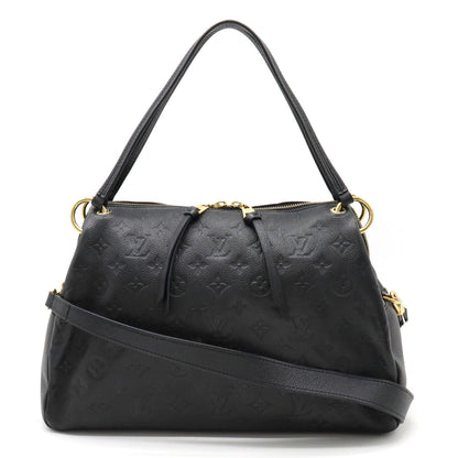 Louis Vuitton Monogram Implant Pontyu PM Shoulder Bag Noir Black