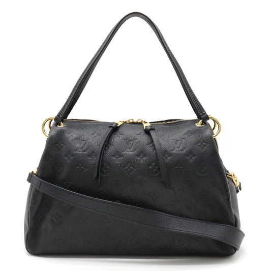 Louis Vuitton Monogram Implant Pontyu PM Shoulder Bag Noir Black