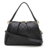 Louis Vuitton Monogram Implant Pontyu PM Shoulder Bag Noir Black