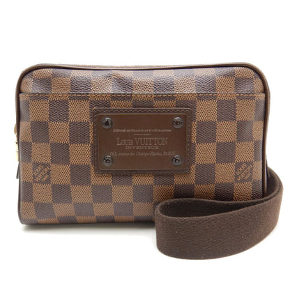 Louis Vuitton Damier Bum Bag Brooklyn Ebene Waist Pouch Body Bag