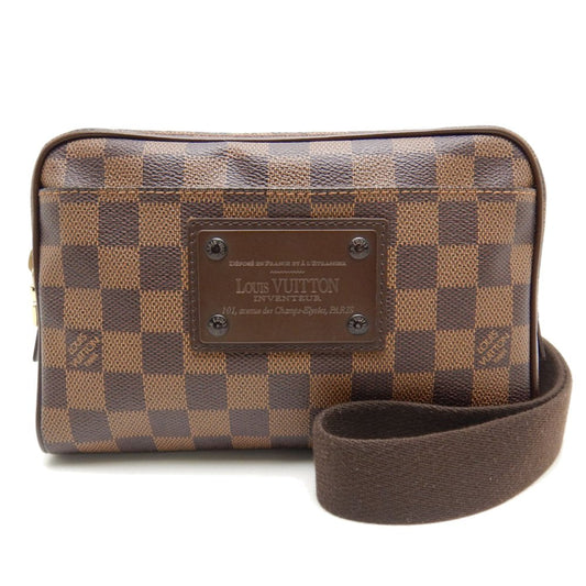 Louis Vuitton Damier Bum Bag Brooklyn Ebene Waist Pouch Body Bag