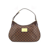 Louis Vuitton Damier Thames GM Shoulder Bag Ebene Gold Metal Fittings