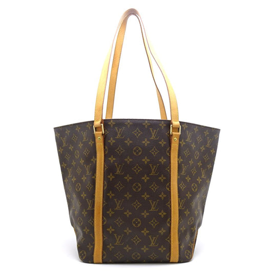 Louis Vuitton Monogram Sac Shopping Tote Brown